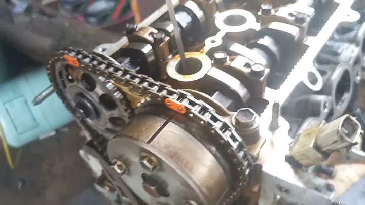 Toyota 1nz engine timing chain settings
