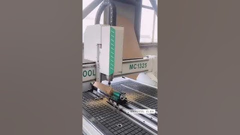 1-MC-1325 cnc router/wood working MDF with 4th rotary axis cylinder engraver to Belgium  -Elsa Max