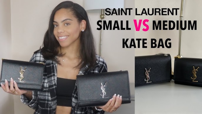 Comparison: Large vs Small YSL Saint Laurent Monogram WOC 