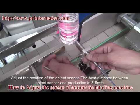 how to adjust the sensor of automatic labeling machine