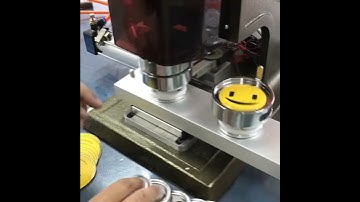 Automatic button making machine