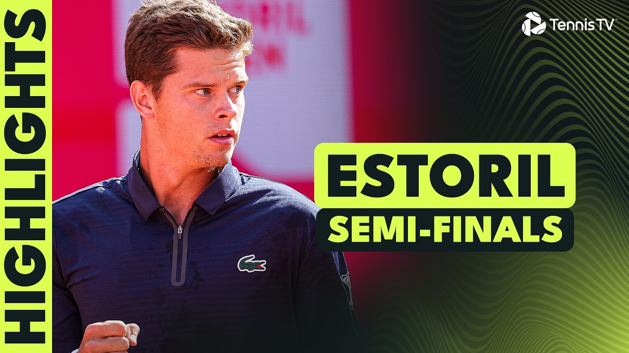 Blockx vs Darderi Rollercoaster; Van Assche vs Gaston | Estoril 2026 Semi-Final Highlights