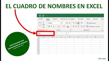 El cuadro de nombres en Excel