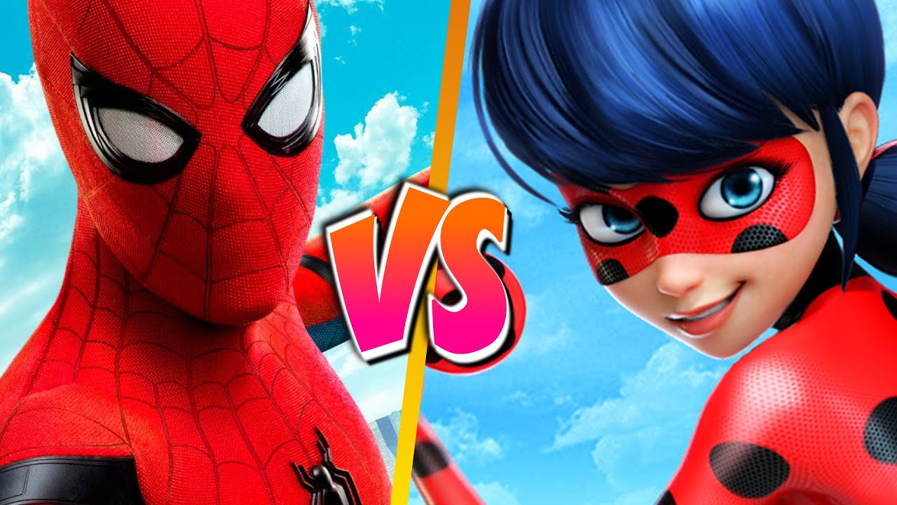 Introducir 84+ imagen ladybug vs spiderman rap