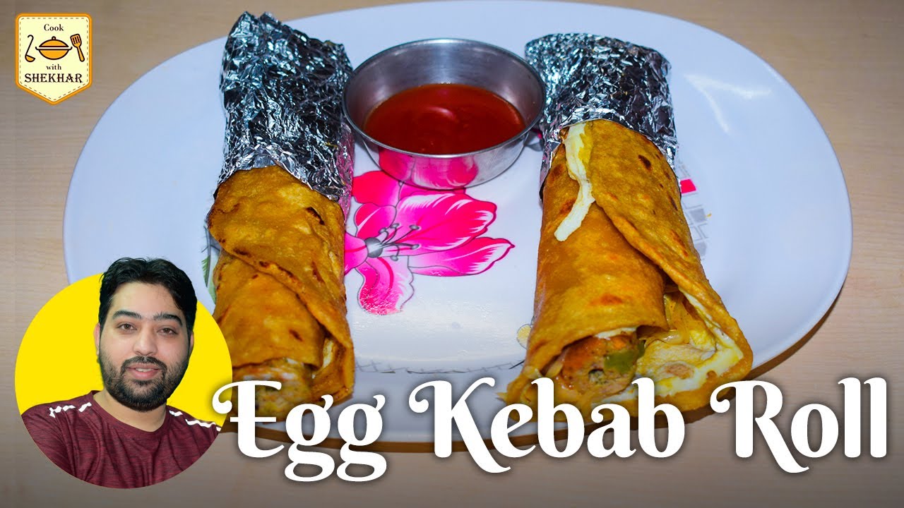 Egg kebab roll