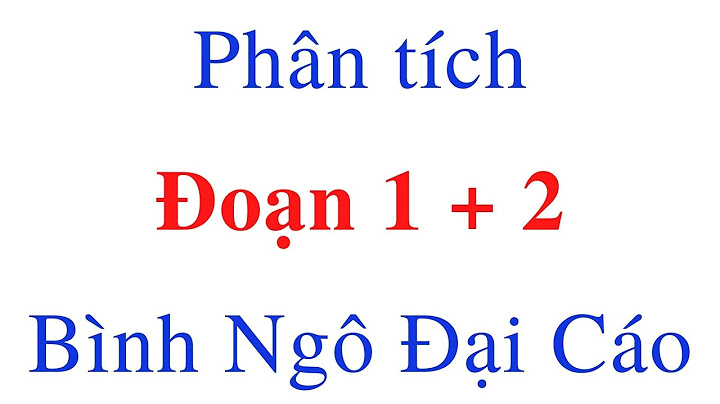 1 số bài văn mẫu về bunhf ngô đại cáo năm 2024