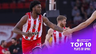 TOP 10 PLAYS | April | 2023-24 Turkish Airlines EuroLeague screenshot 5