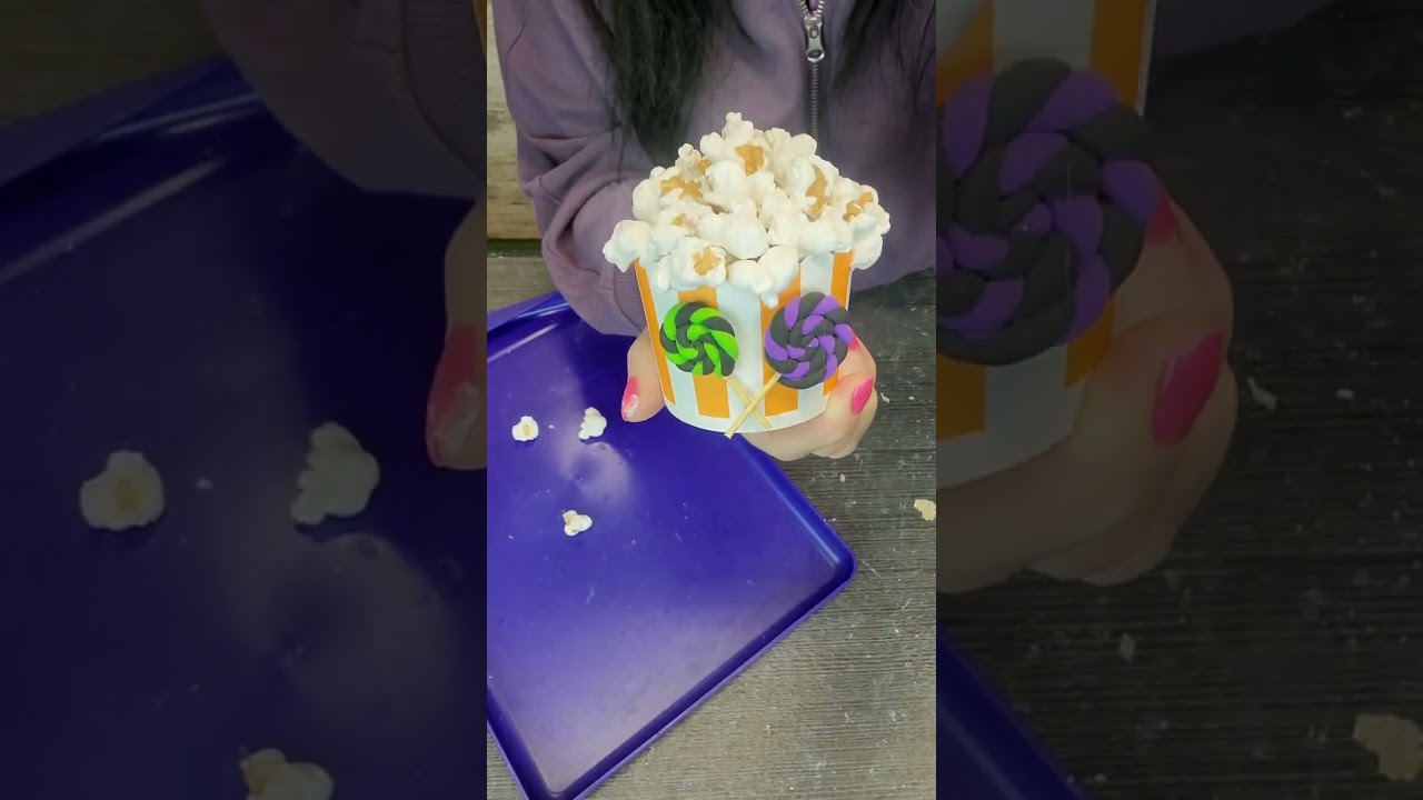 fake bake/  DIY HALLOWEEN POPCORN