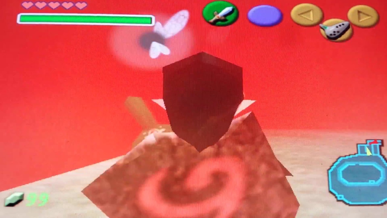 Zelda OOT Cheat Code red hot desert ranch