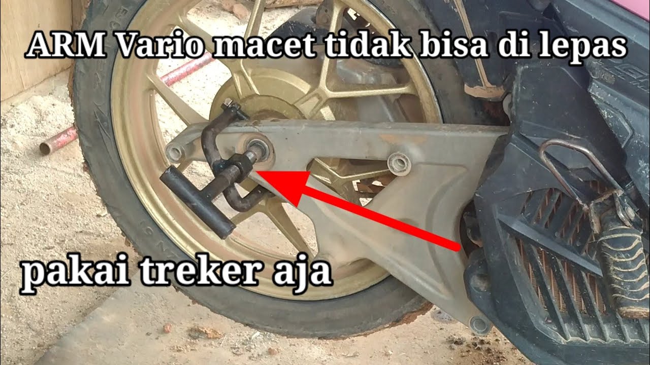 cara membuat treker swing arm Vario by kmdc YouTube