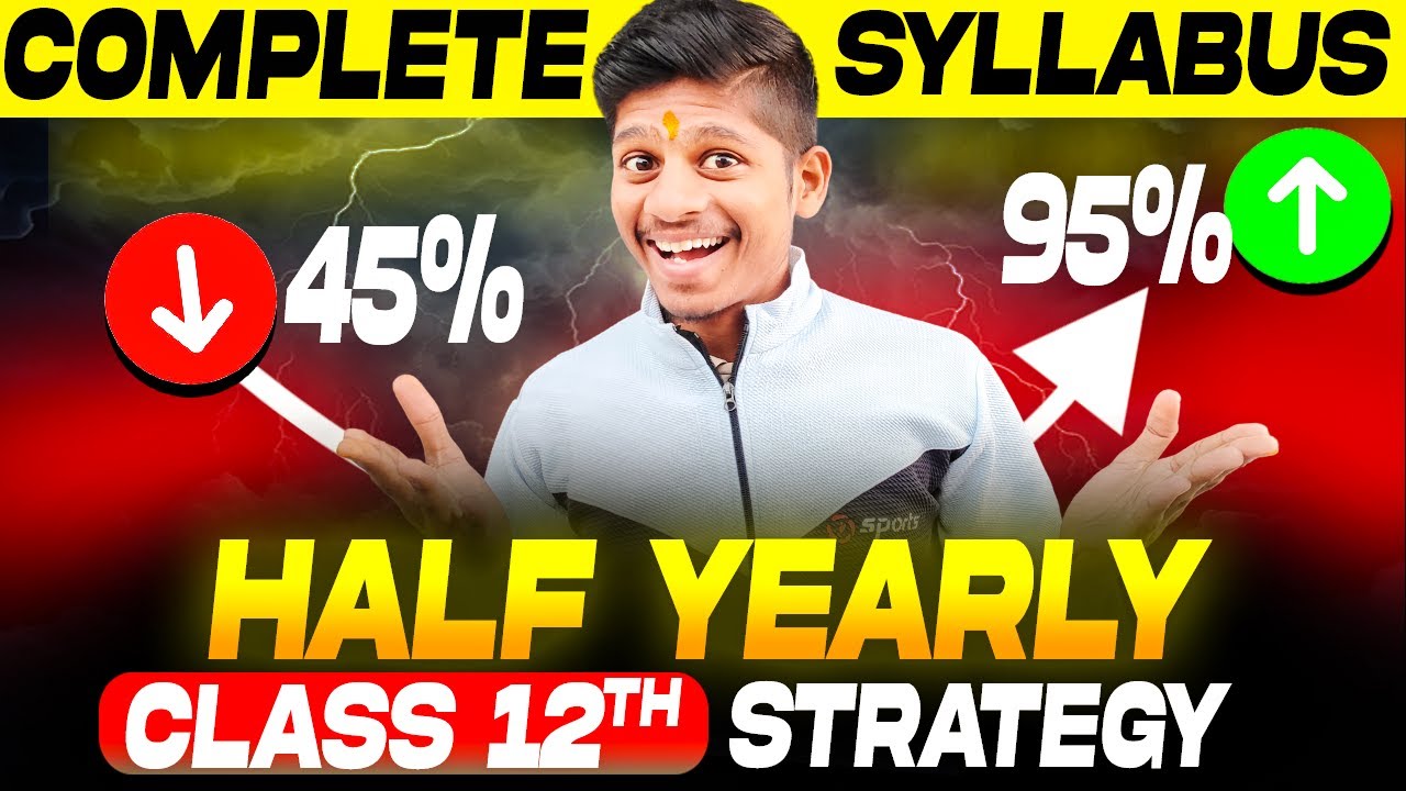 Half yearly exams strategy 2025 finish syllabus in just 45 days 
