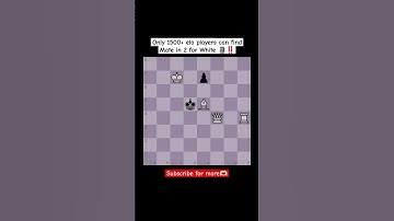 Brilliant chess mate in 2 Puzzle 🧩#chess #chessgames