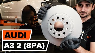 Stabdžių diskas keitimas AUDI A3 Sportback (8PA) - vadovas