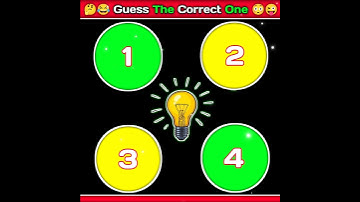 🤔😂 Guess The Correct One 😳😜 || Brain 🧠 Exercise || #shorts #viral #puzzle