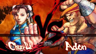 Ultra Street Fighter 4 - Chun-Li Vs Adon [Hardest]