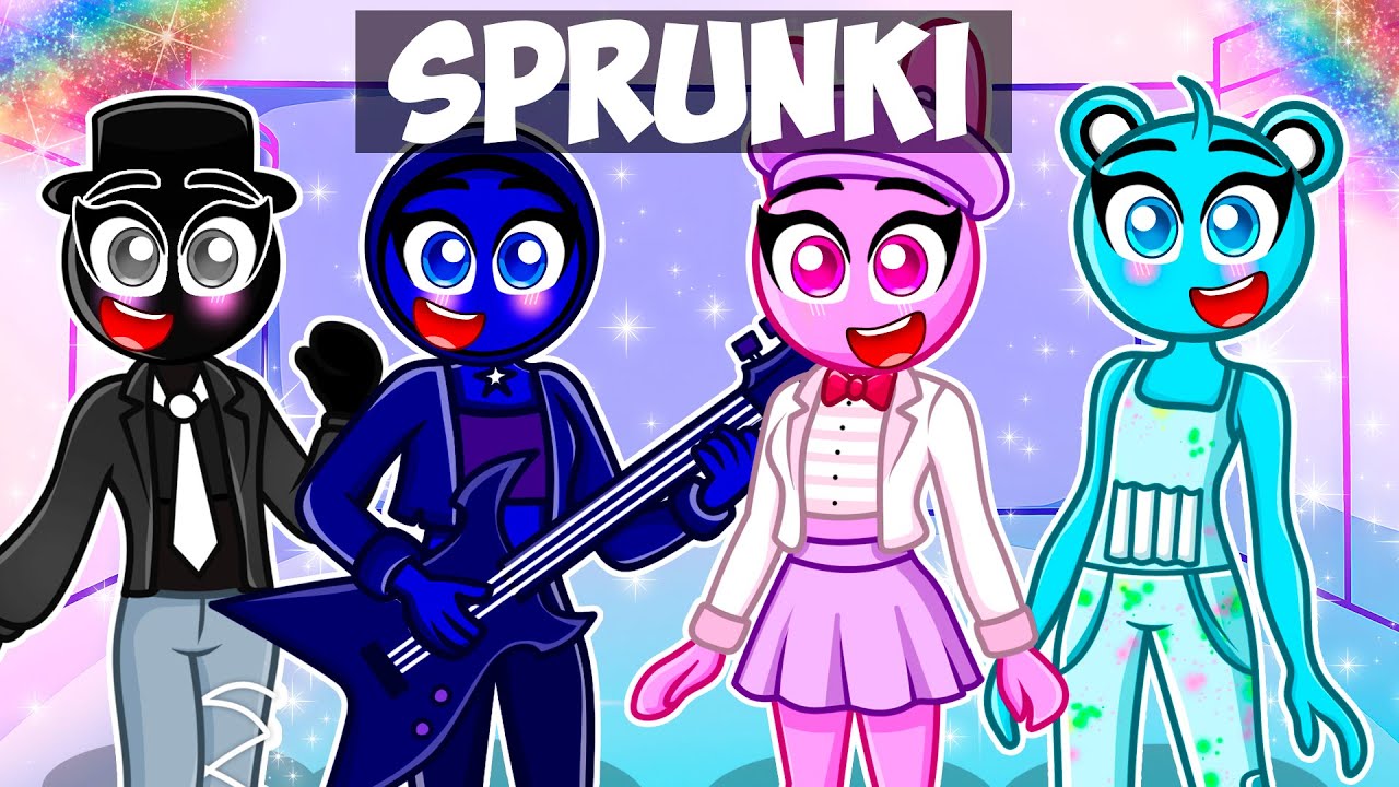 Viramos ROQUEIROS HARDCORE no Dress To Impress! | Sprunki