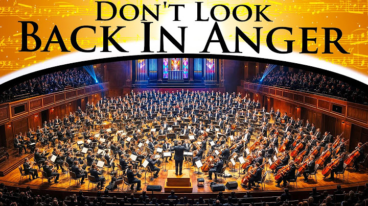 Don’t Look Back in Anger Orchestral version - Orchestral performance video thumbnail