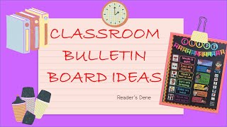 BULLETIN BOARD IDEAS