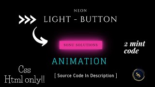 neon light button animation effect on hover | neon button css |#viral #trending #trendingvideo