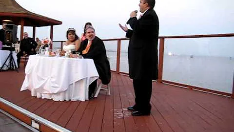 Jerome's best man toast to John and Alisa Moore