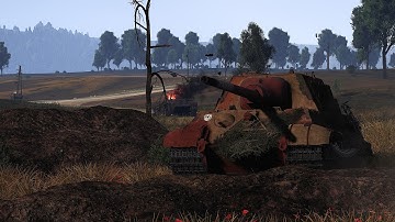 Jagdtiger valt in hinderlaag van Super Pershing T26E1-1 bij Hamburg | Laatste Pantserverdediging ...