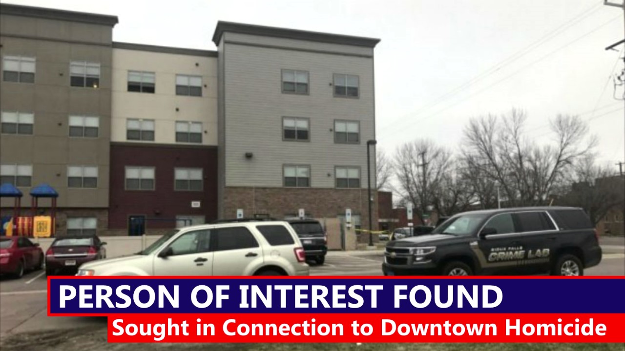 Person of Interest in Sioux Falls Homicide Found - YouTube
