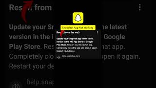 Snapchat Not Working:Try This Trick!”