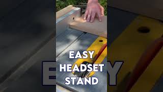 Easy Headset / Headphone Stand #shorts