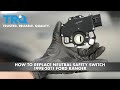 How to Replace Neutral Safety Switch 1998-2011 Ford Ranger