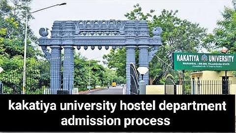 kakatiya university hanmakonda||hostel admission in ku ||hostel department ku|| vidyaranya hostel