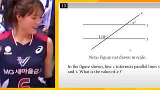 800 SAT Math Scorer - Math Walkthrough - Digital SAT Practice Test 1 geometry