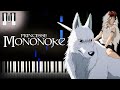Princess Mononoke OST - The Legend of Ashitaka Piano Tutorial (Sheet Music + midi) + Synthesia cover