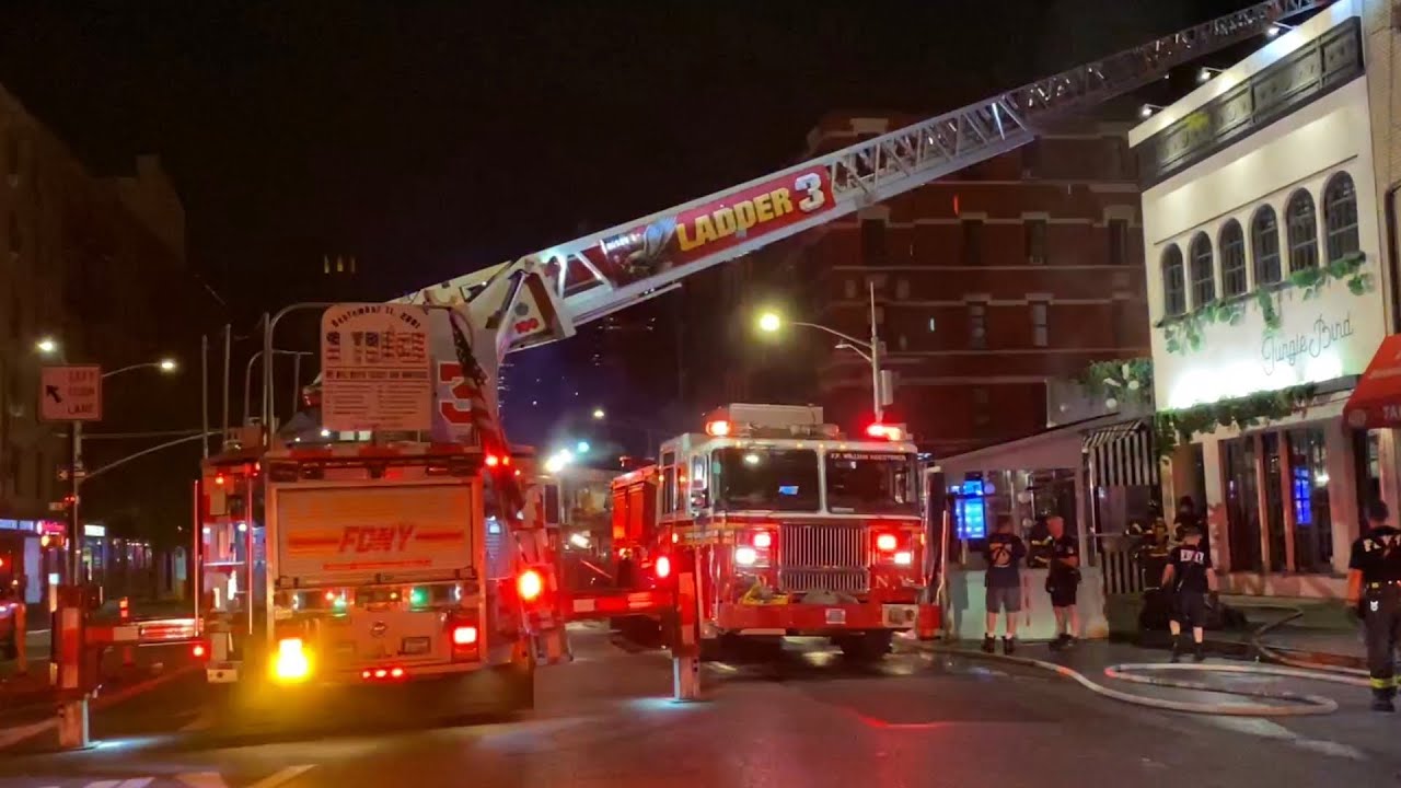 FDNY Manhattan 10-75 Box 0584 Outside Dining Area on Fire with extension to Restaurant
