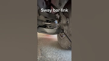Car suspension NOISE, sway bar end links #carpart #automobile #mechanic