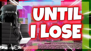 SKYWARS UNTILL I LOSE! ☠| Roblox Bedwars Gameplay