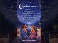 Night prayer for kids / A short prayer before bedtime #christianmessages #godlove #prayalways