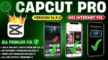 CapCut Pro 14.9.0 Latest Upadate | No Internet Problem Fixed  | CapCut Network Problem Solved 100% ✅