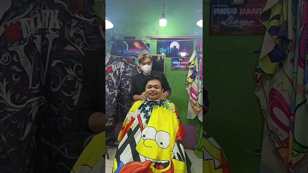 Pangkas Rambut Al-Hirsyun ✂️ Barbershop 24 Jam Batu Ceper | Depan PT Cussons