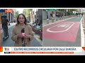 Tras 13 años: micros vuelven a calle Bandera
