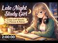 Late Night Study Girl 🌙 Cozy Lofi Beats for Focus &amp; Relax | LoFi study focus #M