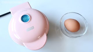 Making A Fried Egg In A Dash Mini Griddle