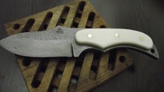 Damascus Bıçak yapımı bölüm 4-damascus steel knife making part 4