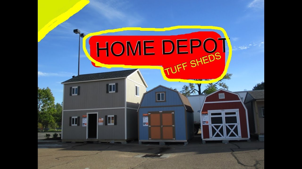Tiny Home Adventurer complete tour of Home Depot Tuff Shed Tiny Homes