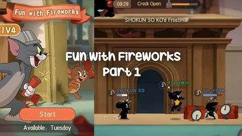 Tom and Jerry Chase | Fun with Fireworks - Part 1