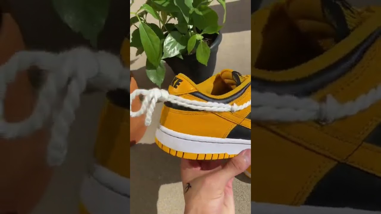 What are your thoughts on this custom Goldenrod Dunk Low?🫣