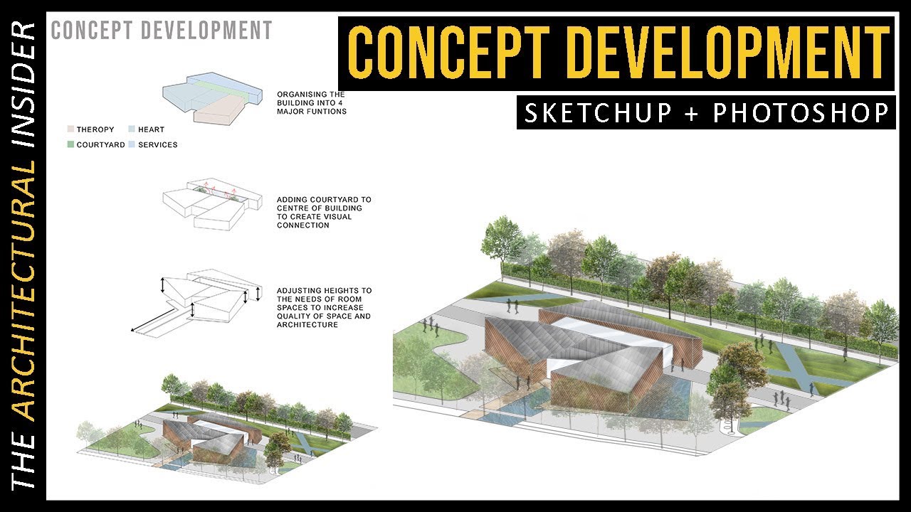 iConcepti Diagram iArchitecturei in Sketchup Photoshop YouTube