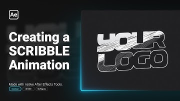 After Effects Tutorial - Pencil Scribble Logo & Text Reveal | Hand-Drawn Animation + Free Project
