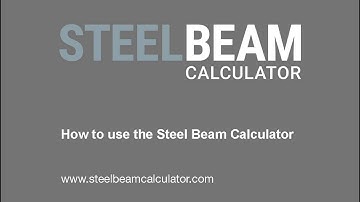 How to use steel beam calculator