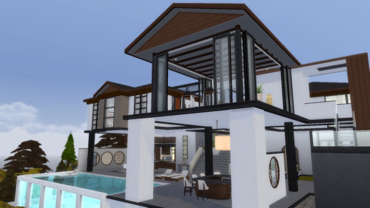 The Sims 4 The Be Lado House Crazy Rich Asians The Be Landa House Inspired Youtube