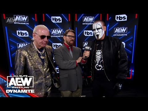 The Icon Sting & Ric Flair announce where Revolution will be held! | 11/29/23, AEW Dynamite